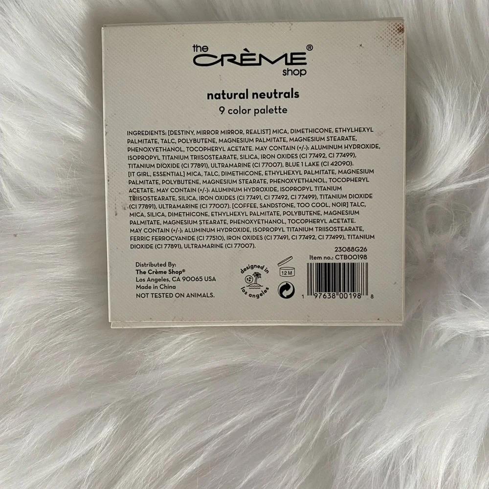 The Crème Shop Natural Neutrals Eyeshadow 9 color palette